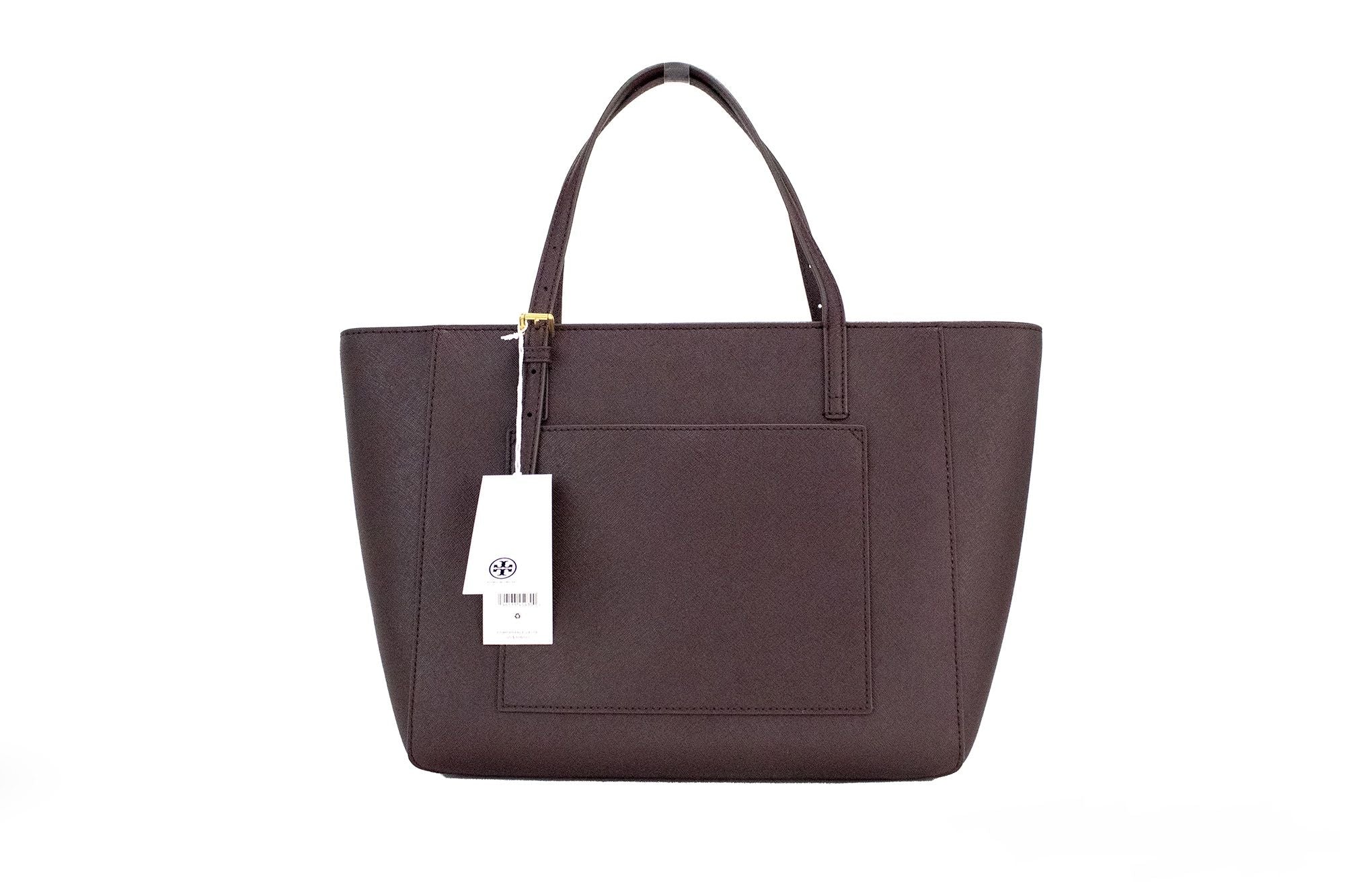 Tory Burch Emerson Small Tempranillo Saffiano Leather Tote Handbag - DEA STILOSA MILANO