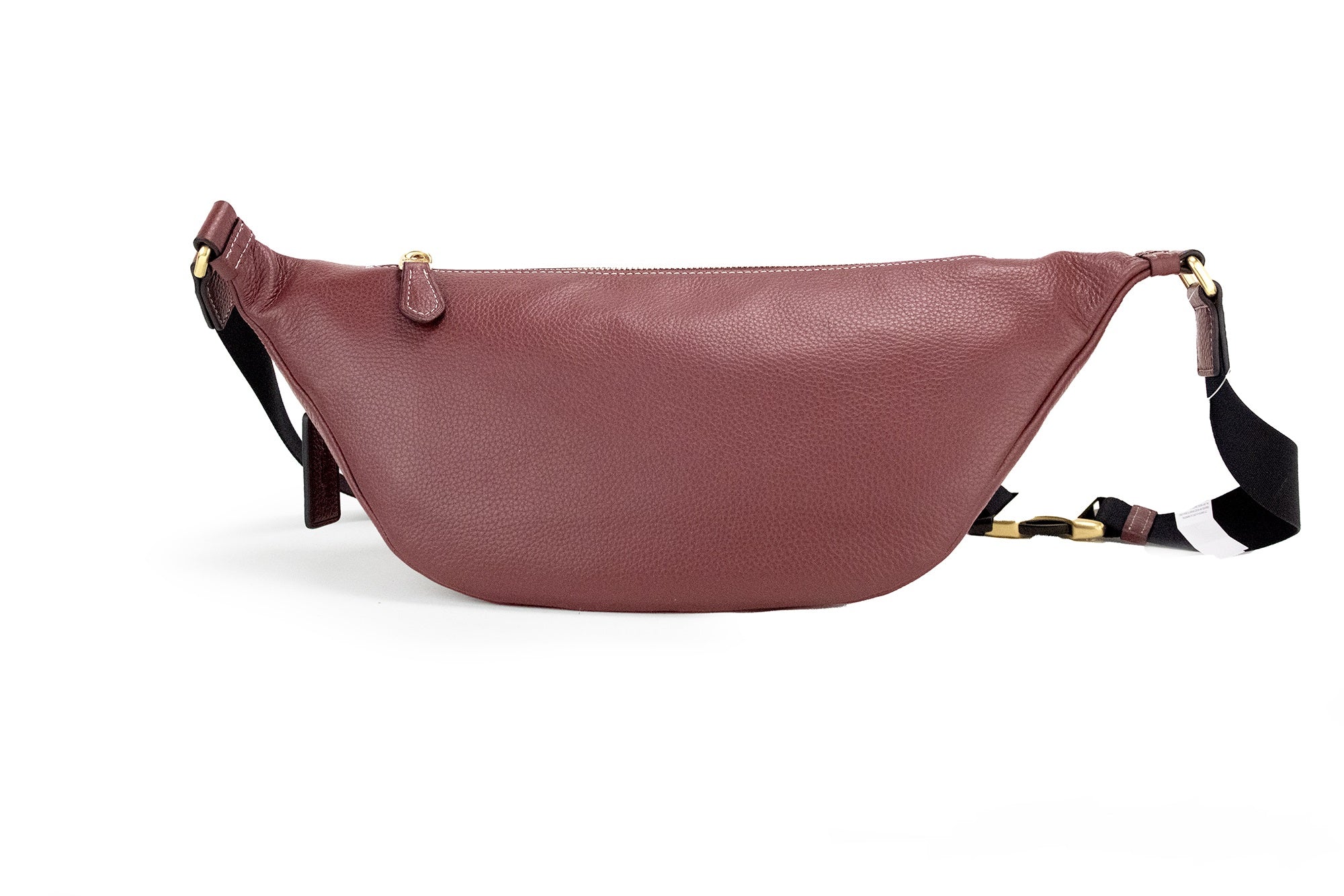 COACH Warren Wine Chambray Signature Canvas Pebbled Leather Belt Bag - DEA STILOSA MILANO