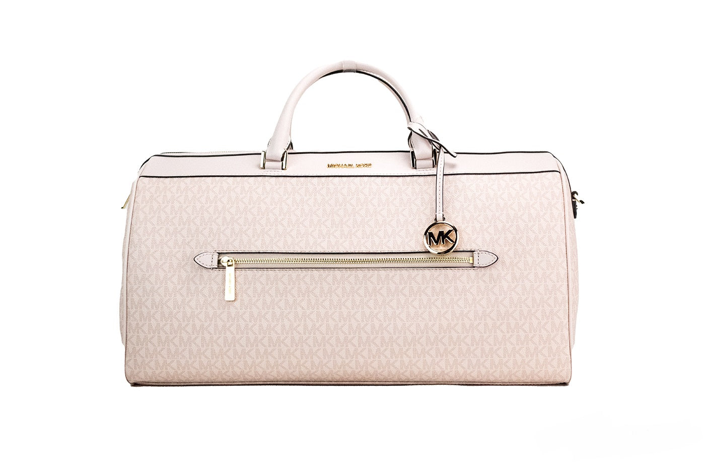 Michael Kors Travel XL Dark Powder Blush PVC Top Zip Duffle Weekender Bag - DEA STILOSA MILANO