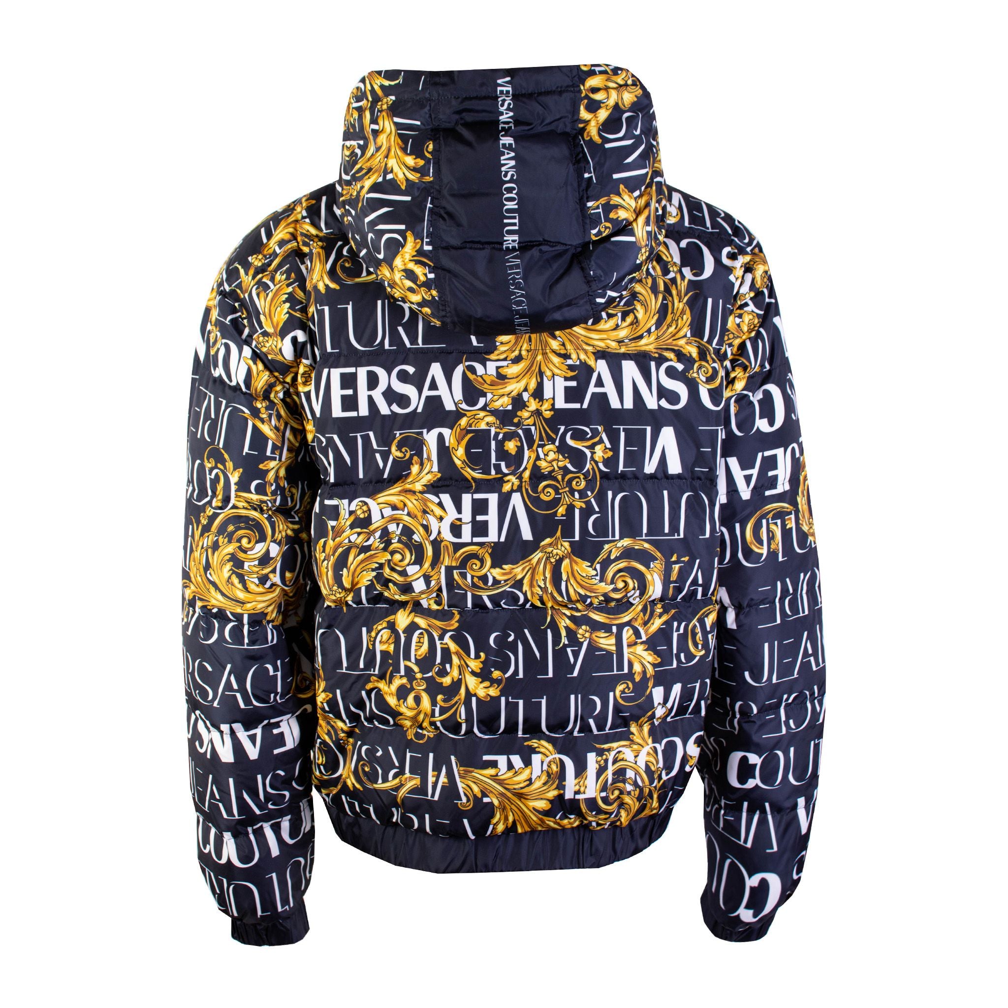 Versace Jeans Baroque Polyester Reversible Jacket - DEA STILOSA MILANO