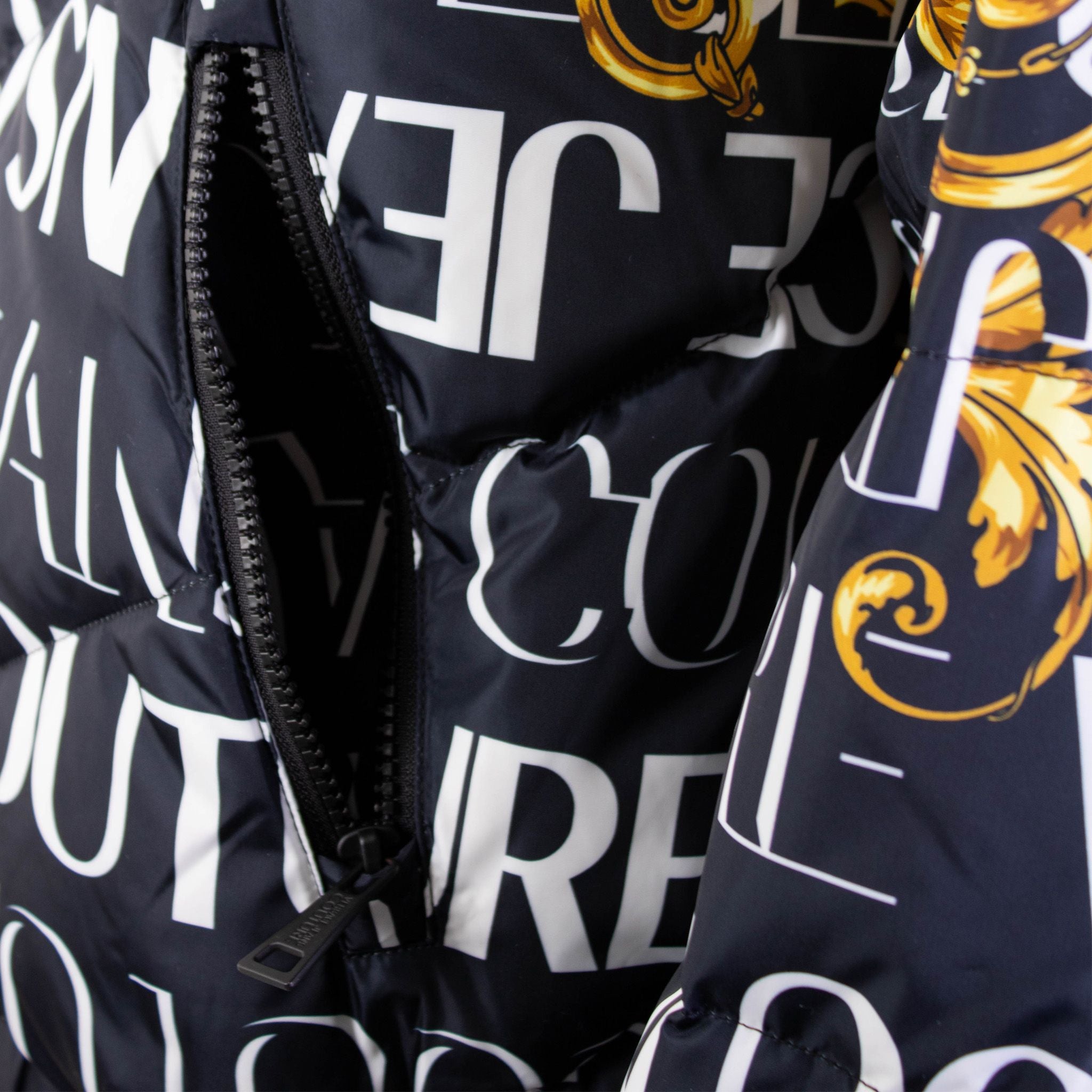 Versace Jeans Baroque Polyester Reversible Jacket - DEA STILOSA MILANO