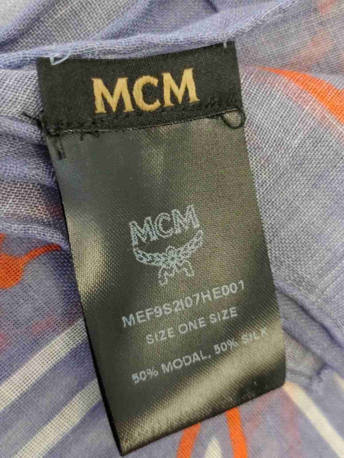 MCM Stonewash Modal Silk Paisley Print Jacquard Scarf - DEA STILOSA MILANO
