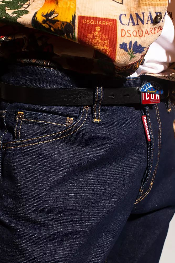 Dsquared² Blue Cotton Jeans & Pant - DEA STILOSA MILANO