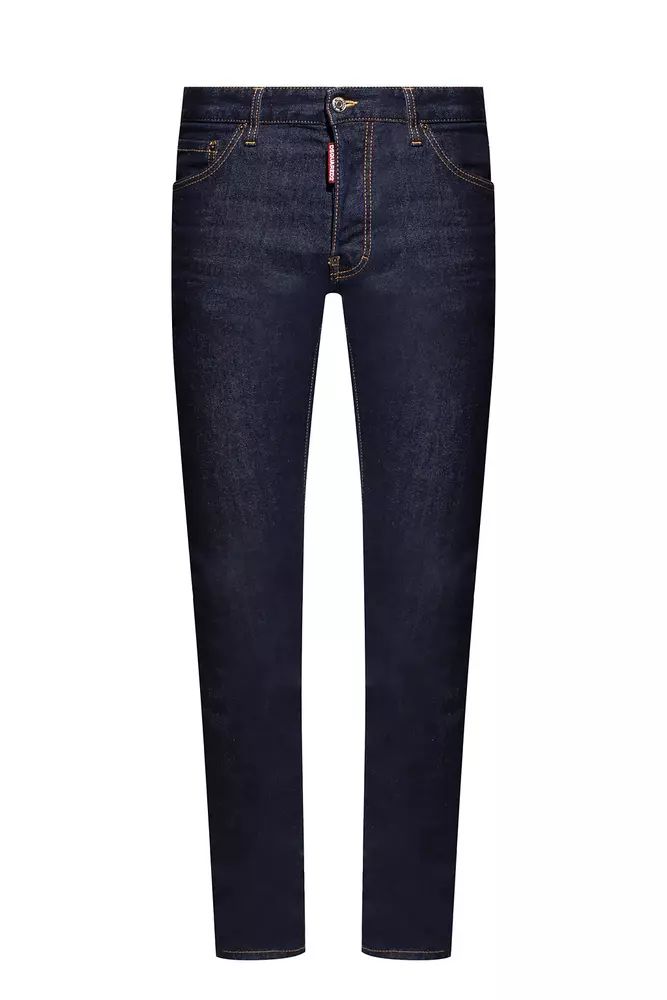 Dsquared² Blue Cotton Jeans & Pant - DEA STILOSA MILANO