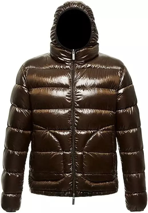 Centogrammi Brown Nylon Jacket - DEA STILOSA MILANO