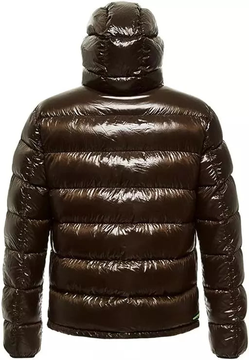Centogrammi Brown Nylon Jacket - DEA STILOSA MILANO