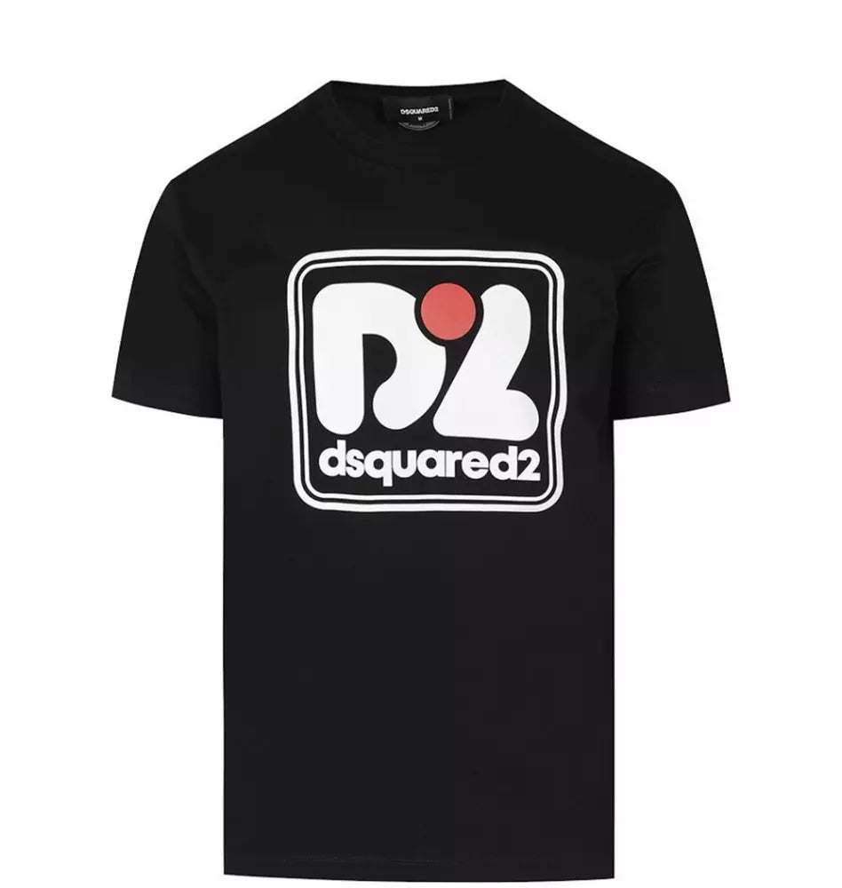 Dsquared² Black Cotton T-Shirt - DEA STILOSA MILANO