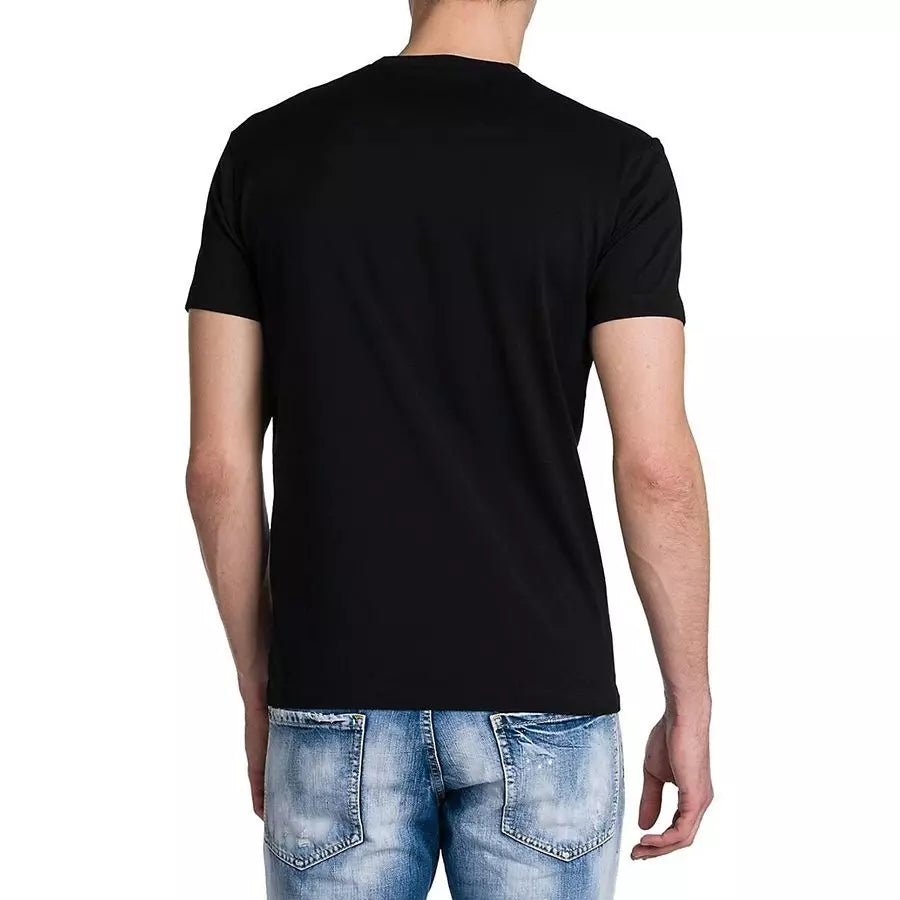 Dsquared² Black Cotton T-Shirt - DEA STILOSA MILANO