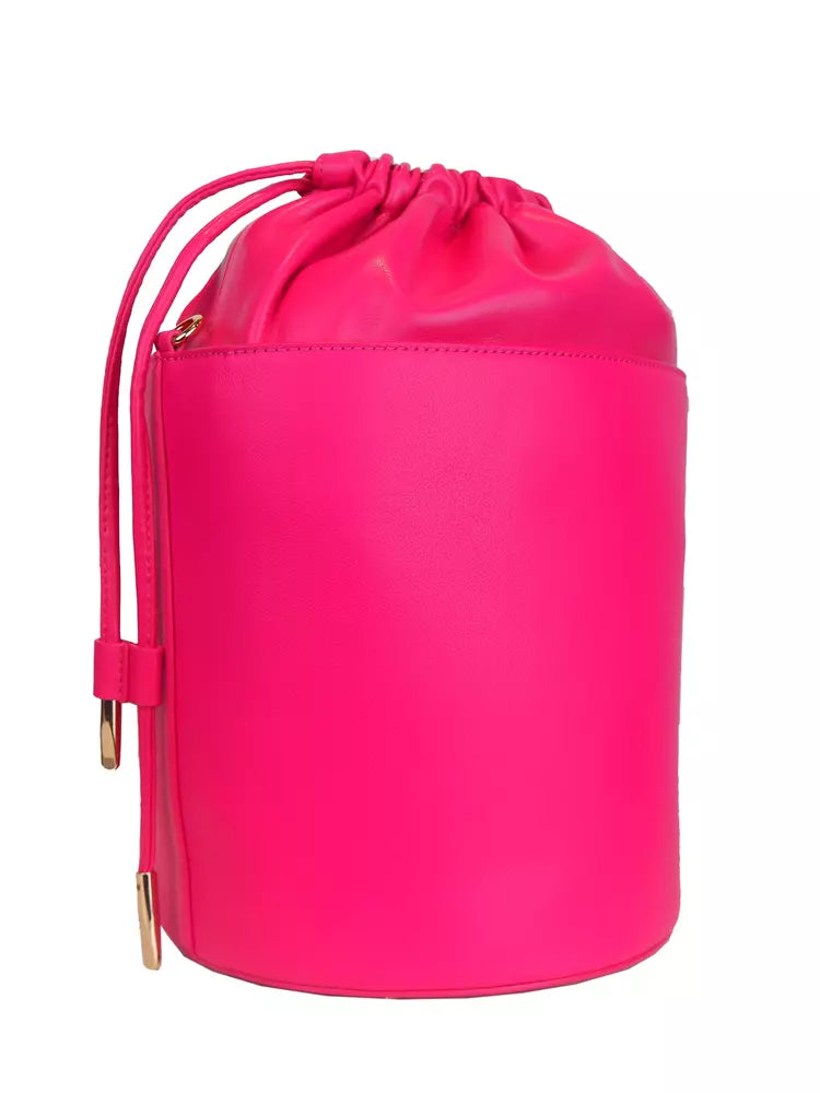 Ungaro Fuchsia Leather Handbag - DEA STILOSA MILANO
