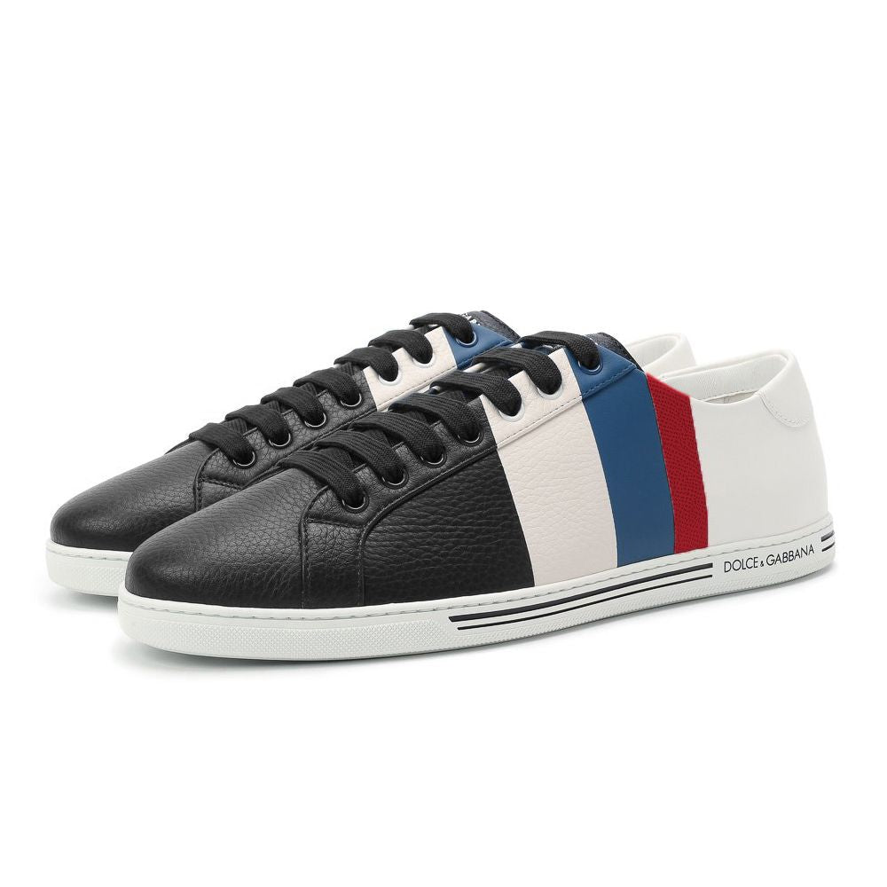 Dolce & Gabbana Multicolor Leather Di Calfskin Sneaker - DEA STILOSA MILANO
