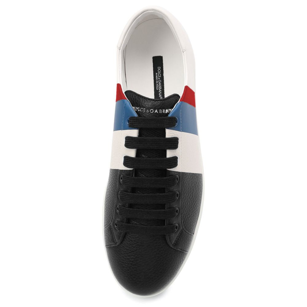Dolce & Gabbana Multicolor Leather Di Calfskin Sneaker - DEA STILOSA MILANO