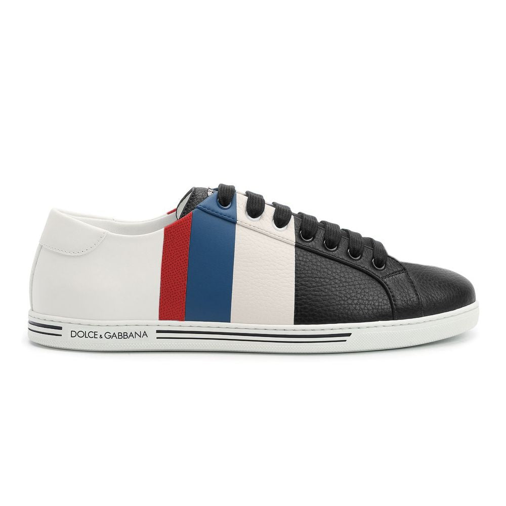 Dolce & Gabbana Multicolor Leather Di Calfskin Sneaker - DEA STILOSA MILANO