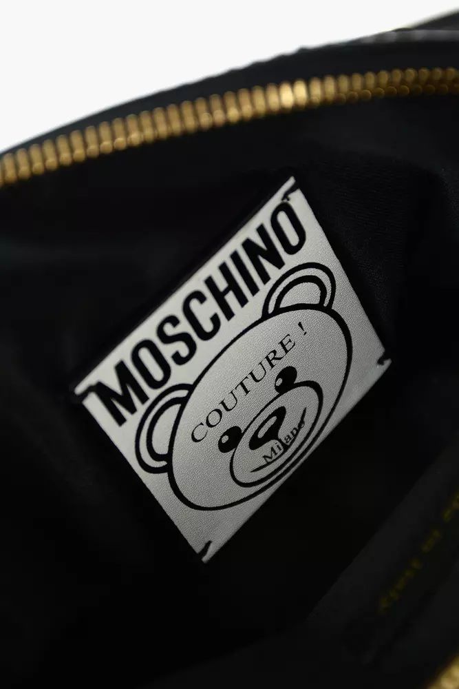Moschino Couture Black Nylon Clutch Bag - DEA STILOSA MILANO