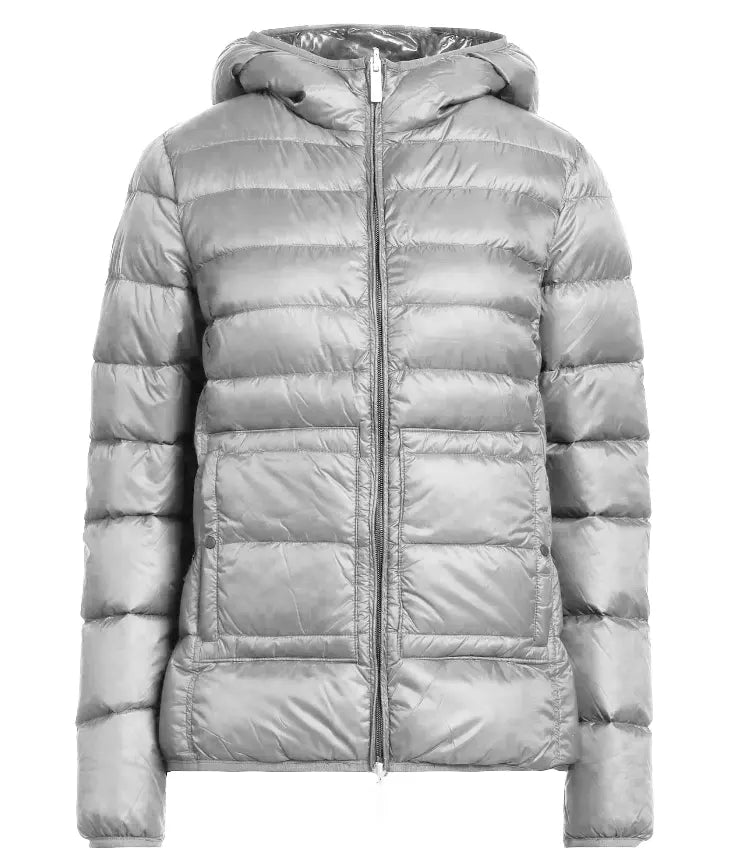 Centogrammi Gray Nylon Jackets & Coat - DEA STILOSA MILANO
