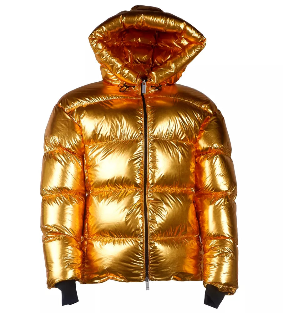 Centogrammi Yellow Nylon Jackets & Coat - DEA STILOSA MILANO