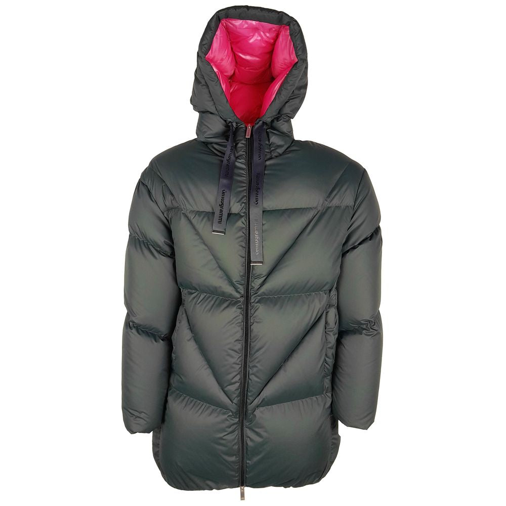 Centogrammi Gray Nylon Jackets & Coat - DEA STILOSA MILANO