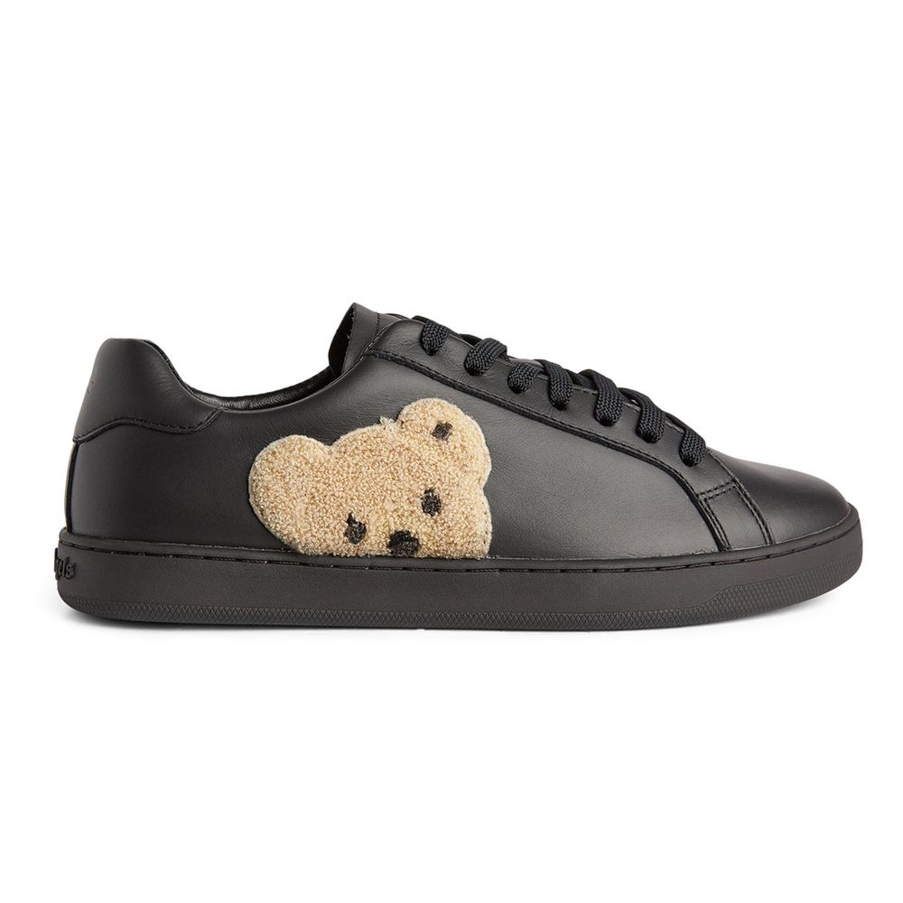 Palm Angels Black Leather Sneaker - DEA STILOSA MILANO