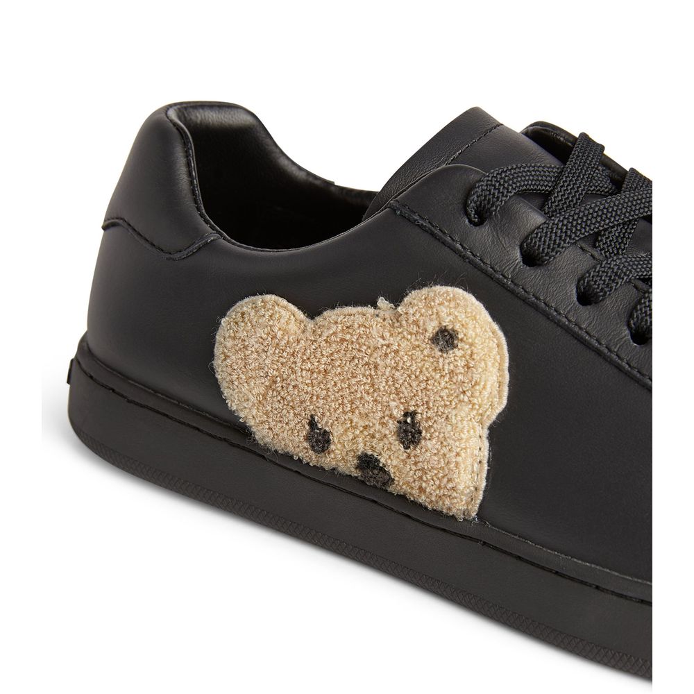 Palm Angels Black Leather Sneaker - DEA STILOSA MILANO