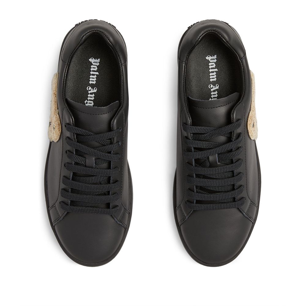 Palm Angels Black Leather Sneaker - DEA STILOSA MILANO