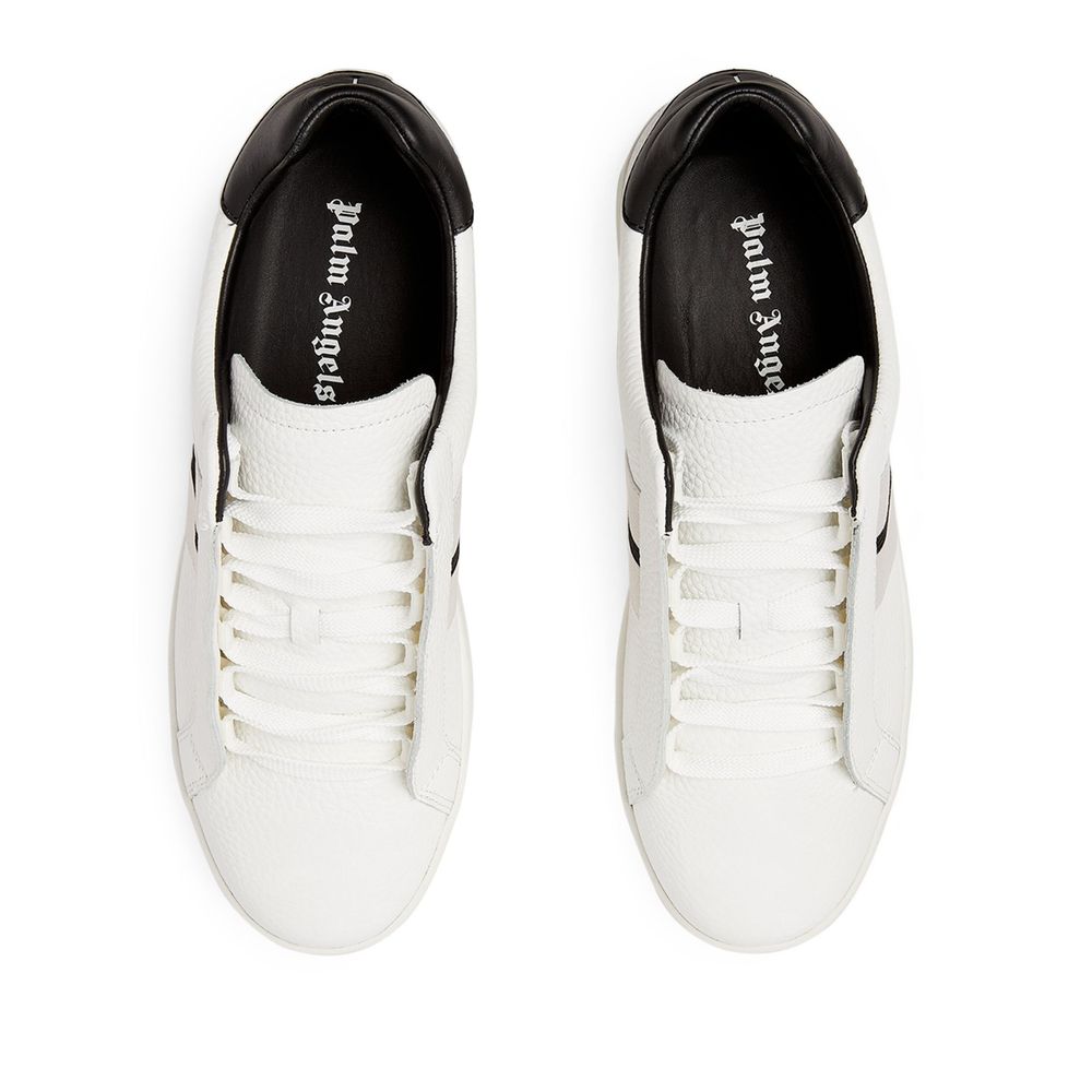 Palm Angels White Leather Sneaker - DEA STILOSA MILANO