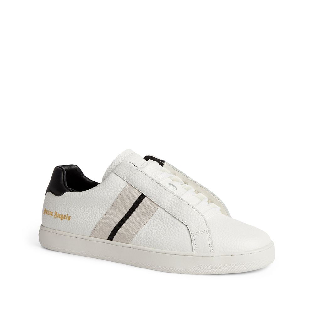 Palm Angels White Leather Sneaker - DEA STILOSA MILANO