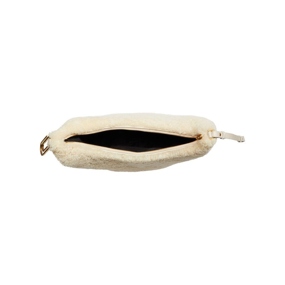 Off-White White Shearling Handbag - DEA STILOSA MILANO