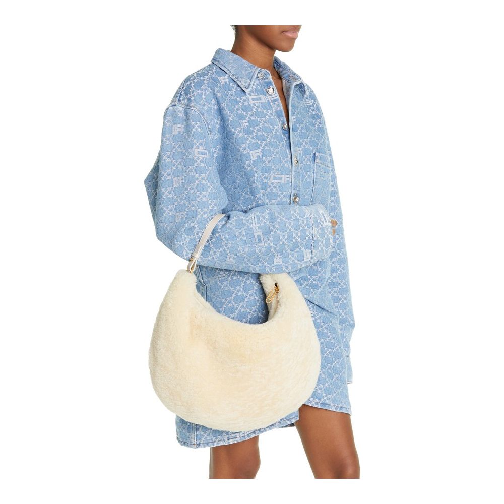 Off-White White Shearling Handbag - DEA STILOSA MILANO