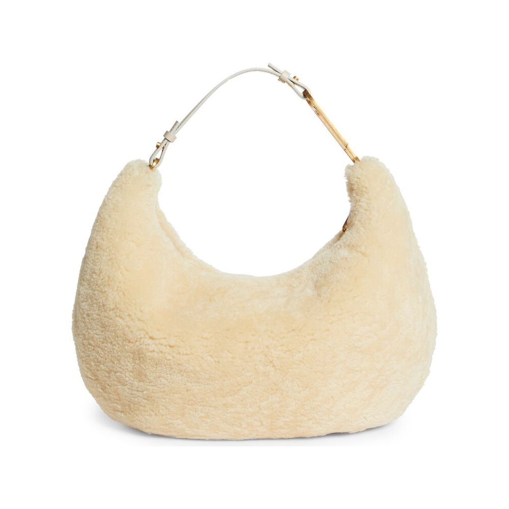 Off-White White Shearling Handbag - DEA STILOSA MILANO