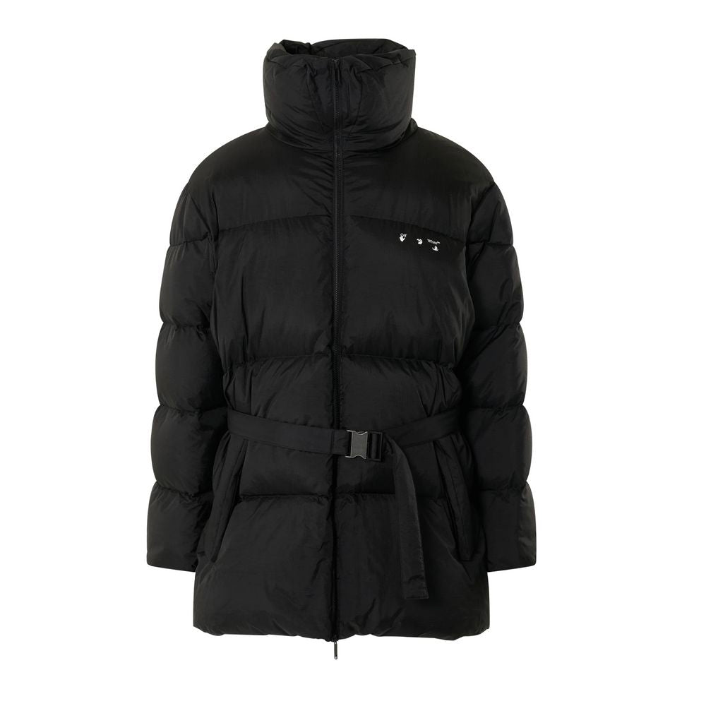 Off-White Black Nylon Jacket - DEA STILOSA MILANO