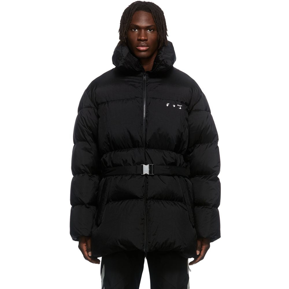 Off-White Black Nylon Jacket - DEA STILOSA MILANO