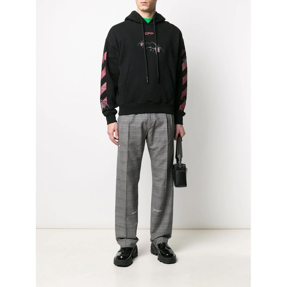 Off-White Black Cotton Sweater - DEA STILOSA MILANO
