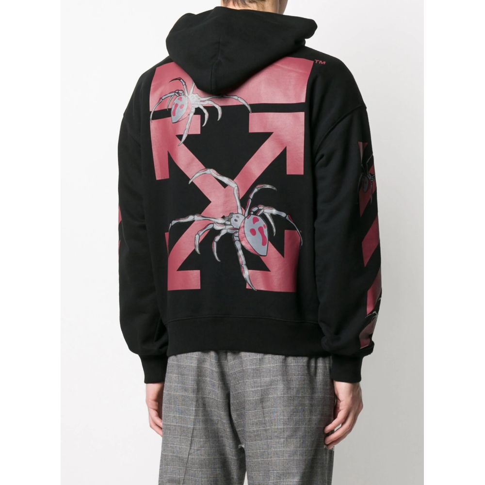 Off-White Black Cotton Sweater - DEA STILOSA MILANO