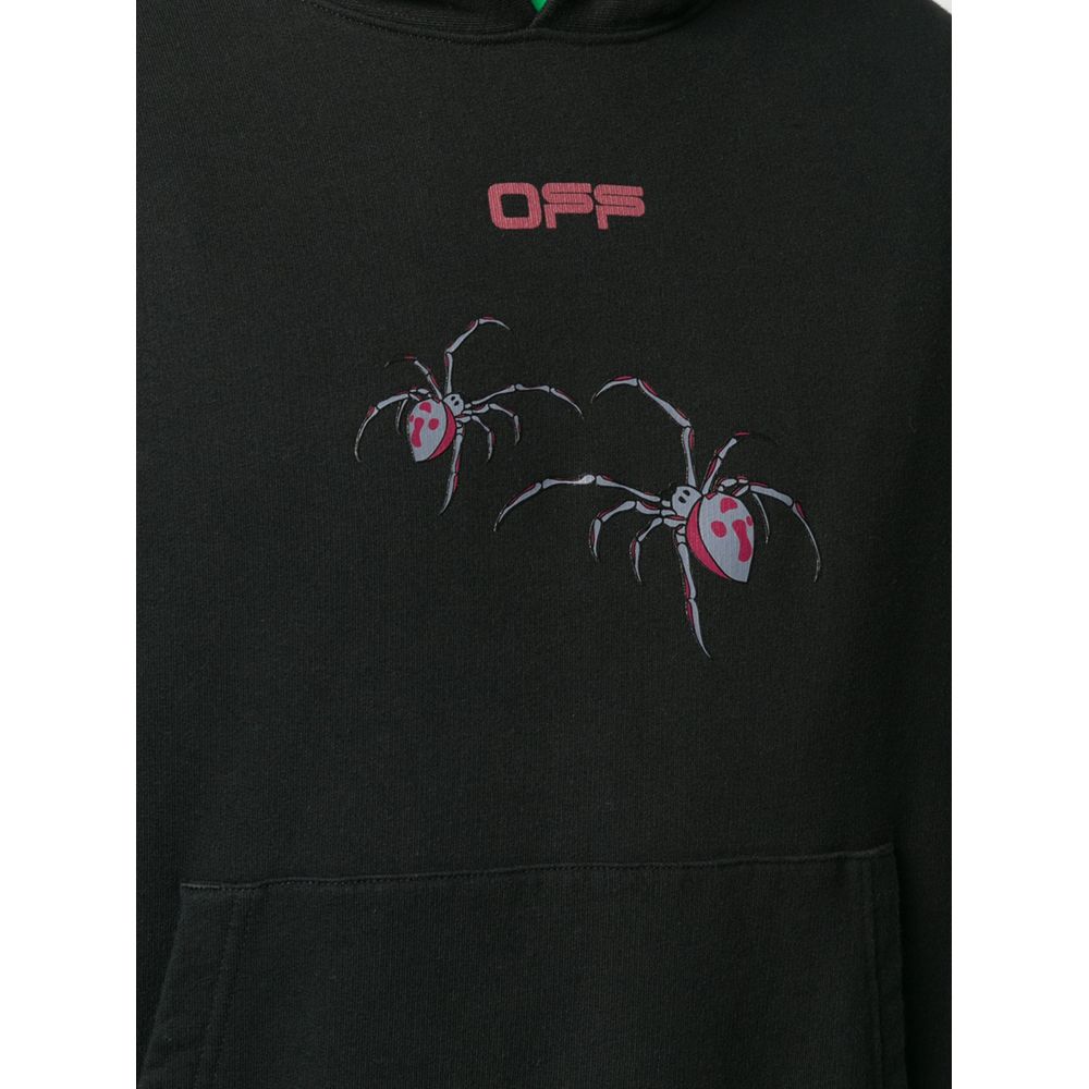 Off-White Black Cotton Sweater - DEA STILOSA MILANO