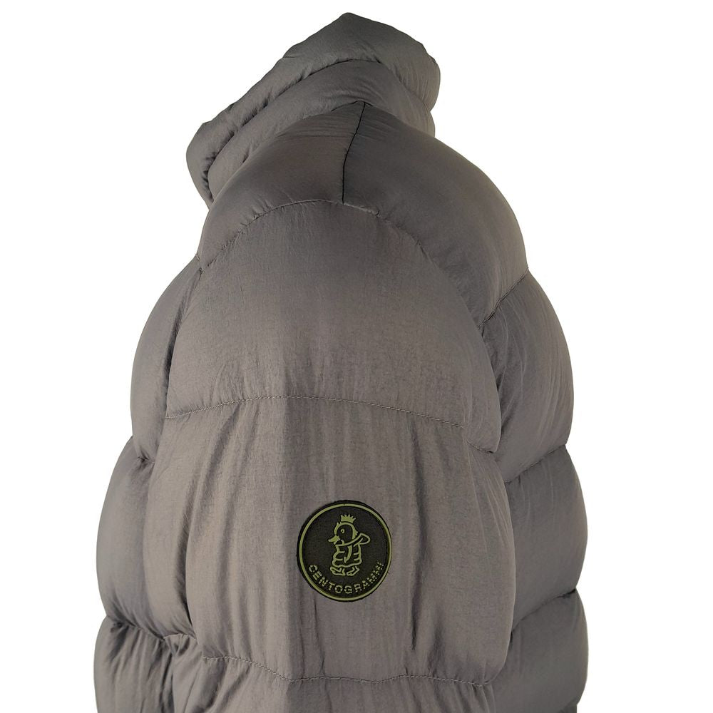 Centogrammi Gray Nylon Jacket - DEA STILOSA MILANO