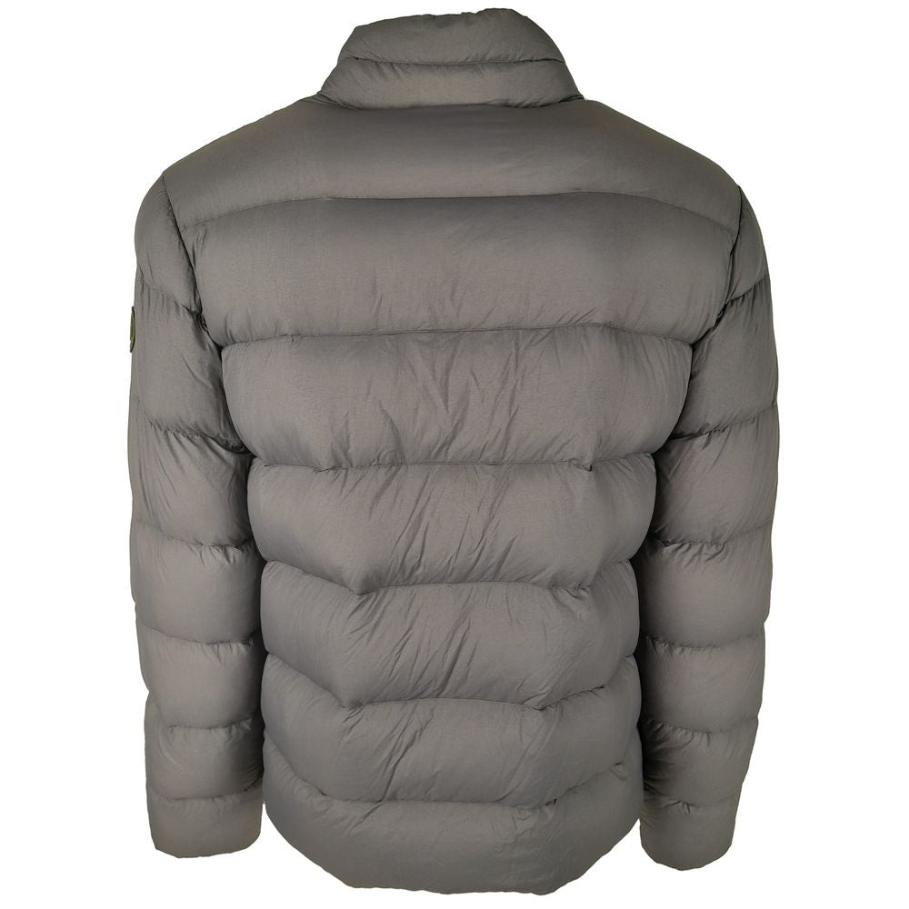 Centogrammi Gray Nylon Jacket - DEA STILOSA MILANO