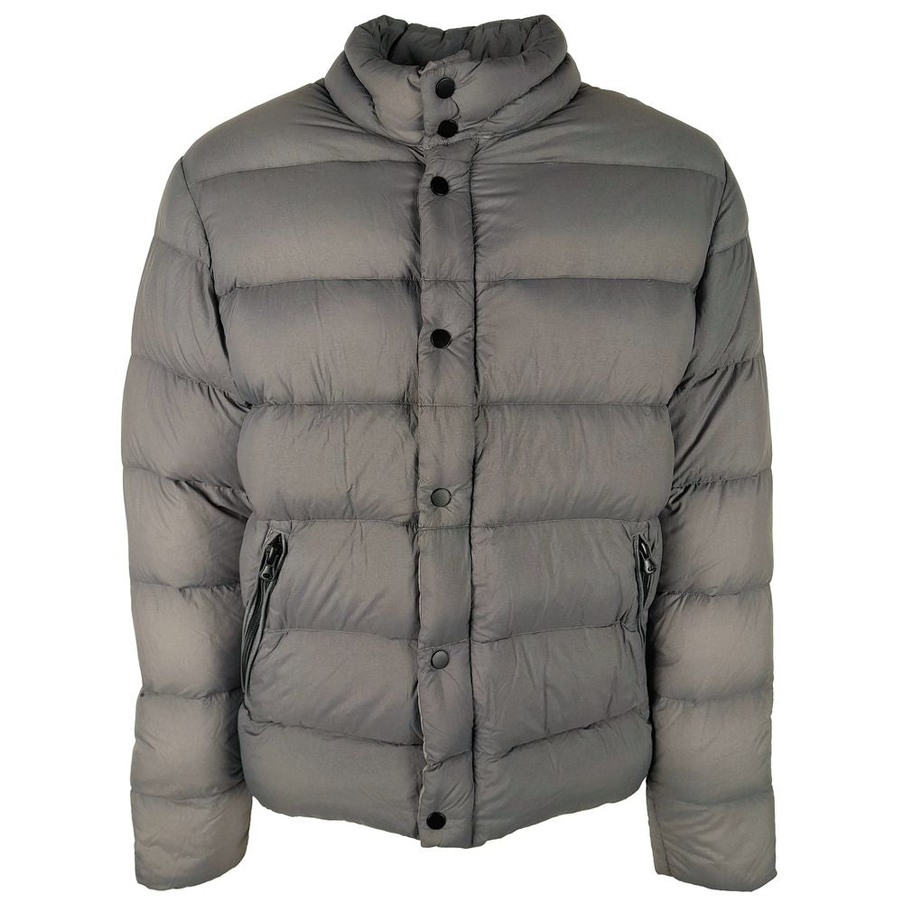Centogrammi Gray Nylon Jacket - DEA STILOSA MILANO