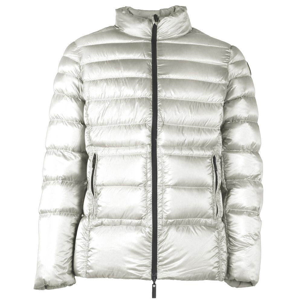 Centogrammi White Nylon Jackets & Coat - DEA STILOSA MILANO