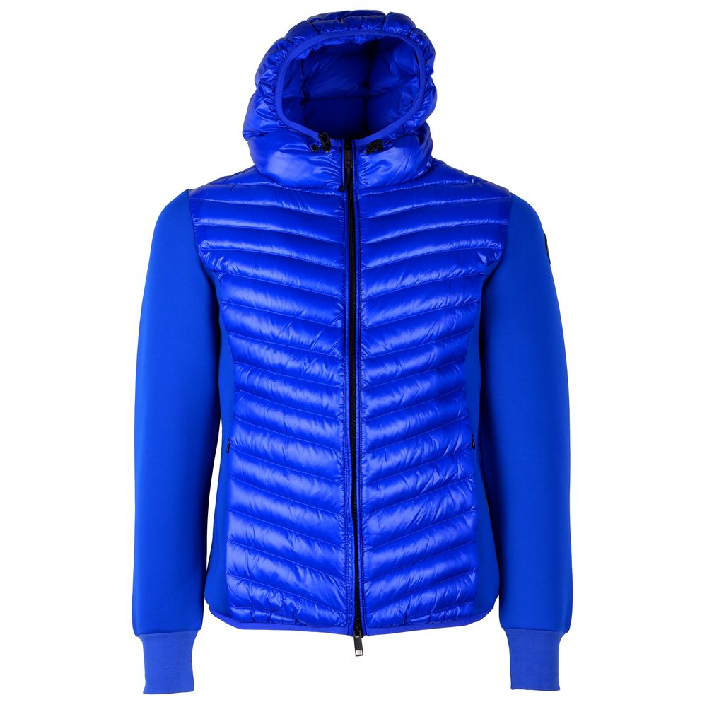Centogrammi Blue Nylon Jackets & Coat - DEA STILOSA MILANO