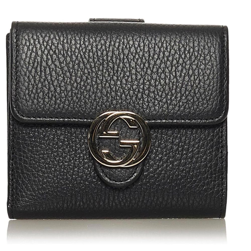 Gucci Black Leather Wallet - DEA STILOSA MILANO