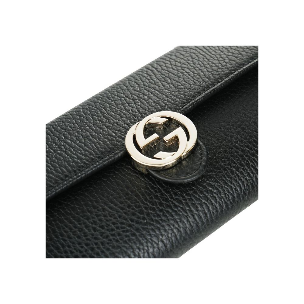 Gucci Black Leather Wallet - DEA STILOSA MILANO