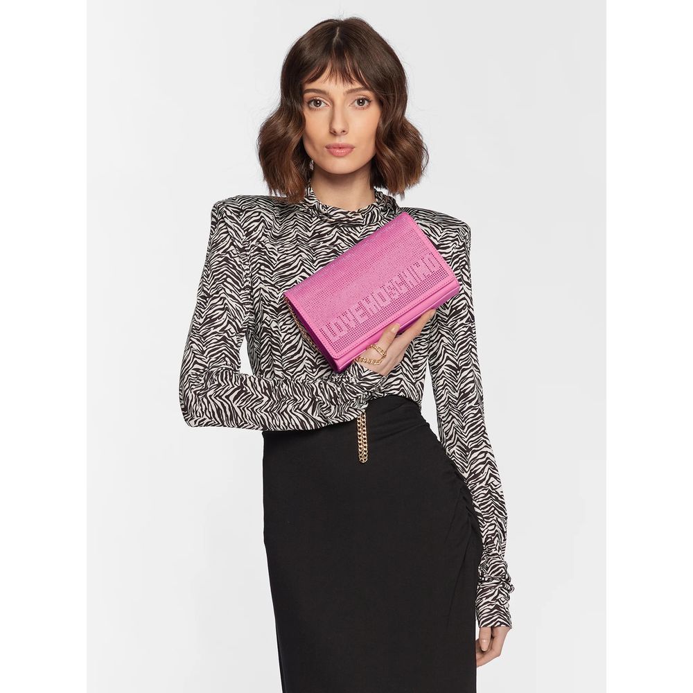 Love Moschino Pink Artificial Leather Crossbody Bag - DEA STILOSA MILANO