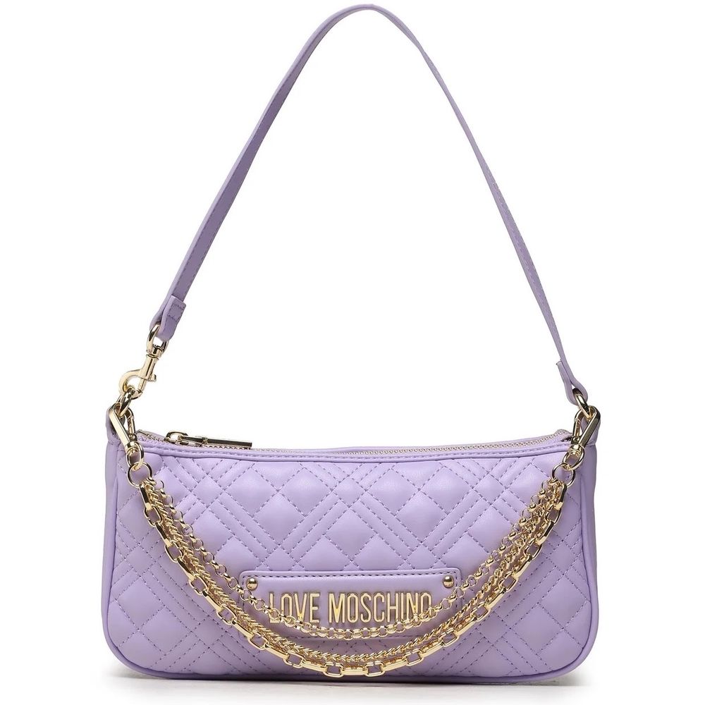 Love Moschino Purple Artificial Leather Crossbody Bag - DEA STILOSA MILANO