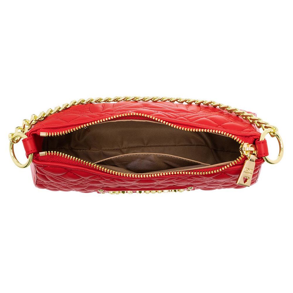 Love Moschino Red Artificial Leather Crossbody Bag - DEA STILOSA MILANO