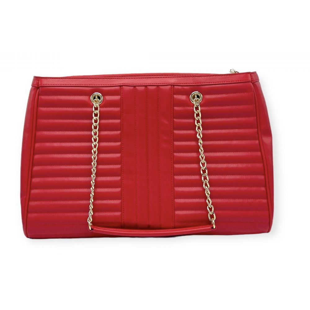Love Moschino Red Artificial Leather Shoulder Bag - DEA STILOSA MILANO