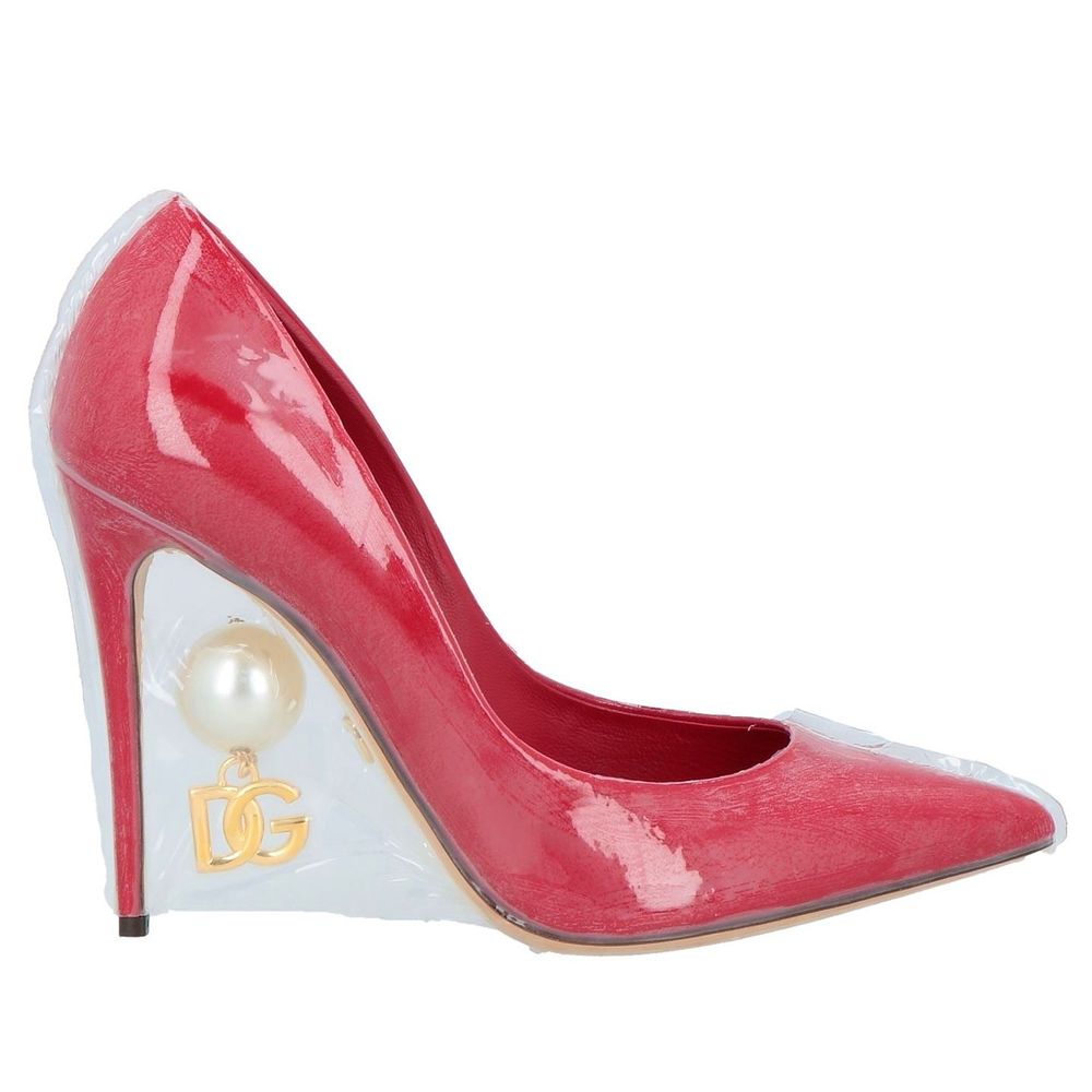 Dolce & Gabbana Pink Leather Di Calfskin Pump - DEA STILOSA MILANO