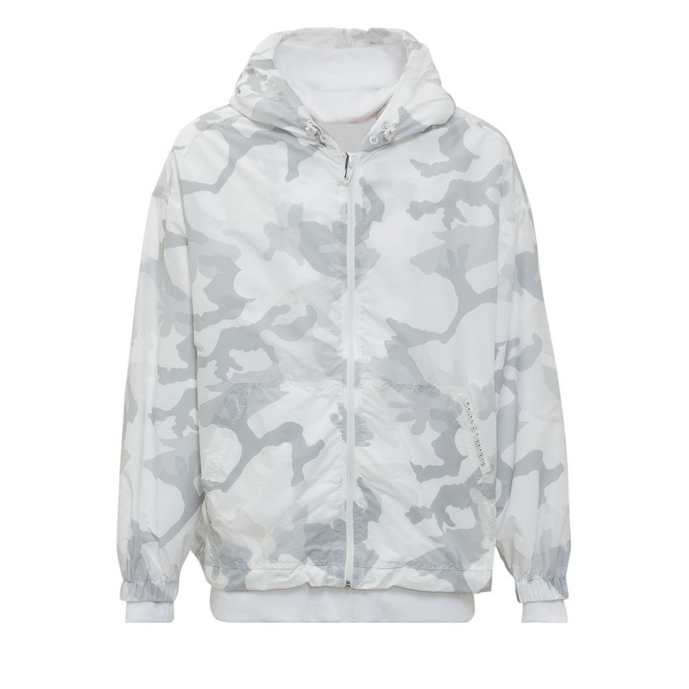 Dolce & Gabbana White Nylon Jacket - DEA STILOSA MILANO