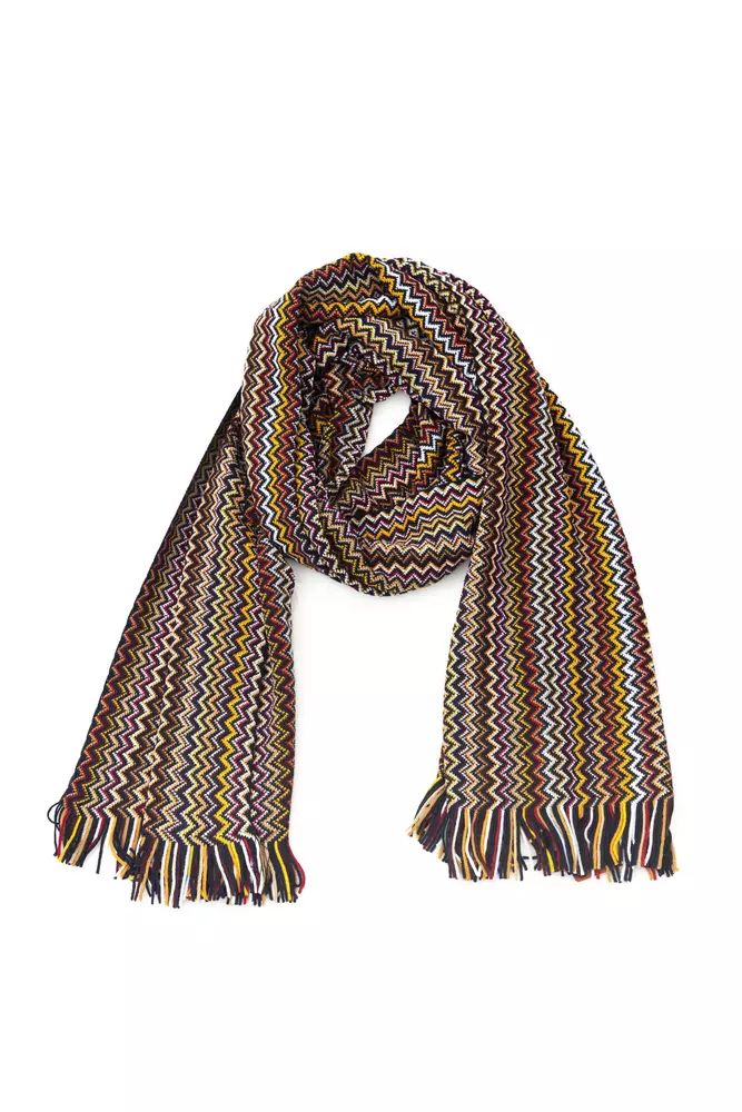 Missoni Multicolor Wool Scarf - DEA STILOSA MILANO