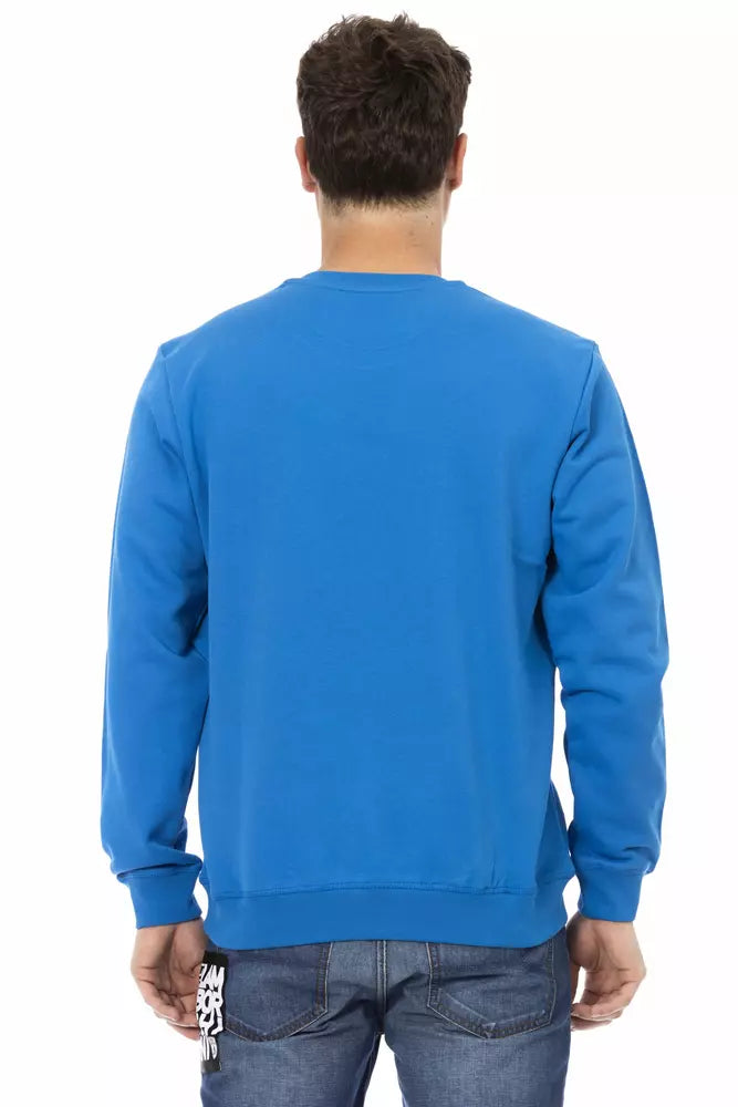 Automobili Lamborghini Blue Cotton Sweater - DEA STILOSA MILANO