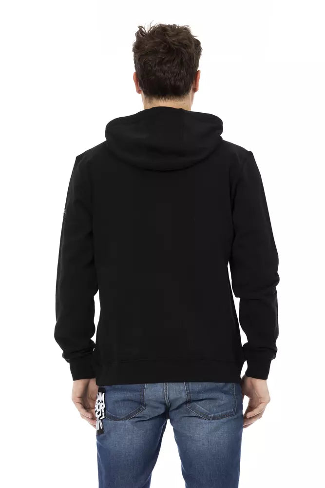 Automobili Lamborghini Black Cotton Sweater - DEA STILOSA MILANO