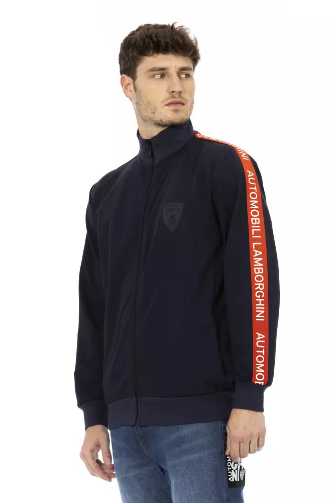 Automobili Lamborghini Blue Polyester Sweater - DEA STILOSA MILANO